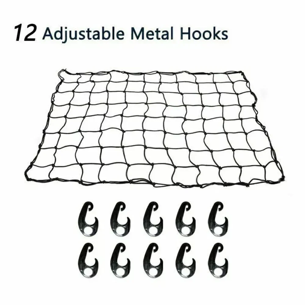 1 шт., верхняя стойка на крышу автомобиля, сетчатый барьер, крышка багажника, грузовая корзина, сетка 120x90 см, автомобильные аксессуары