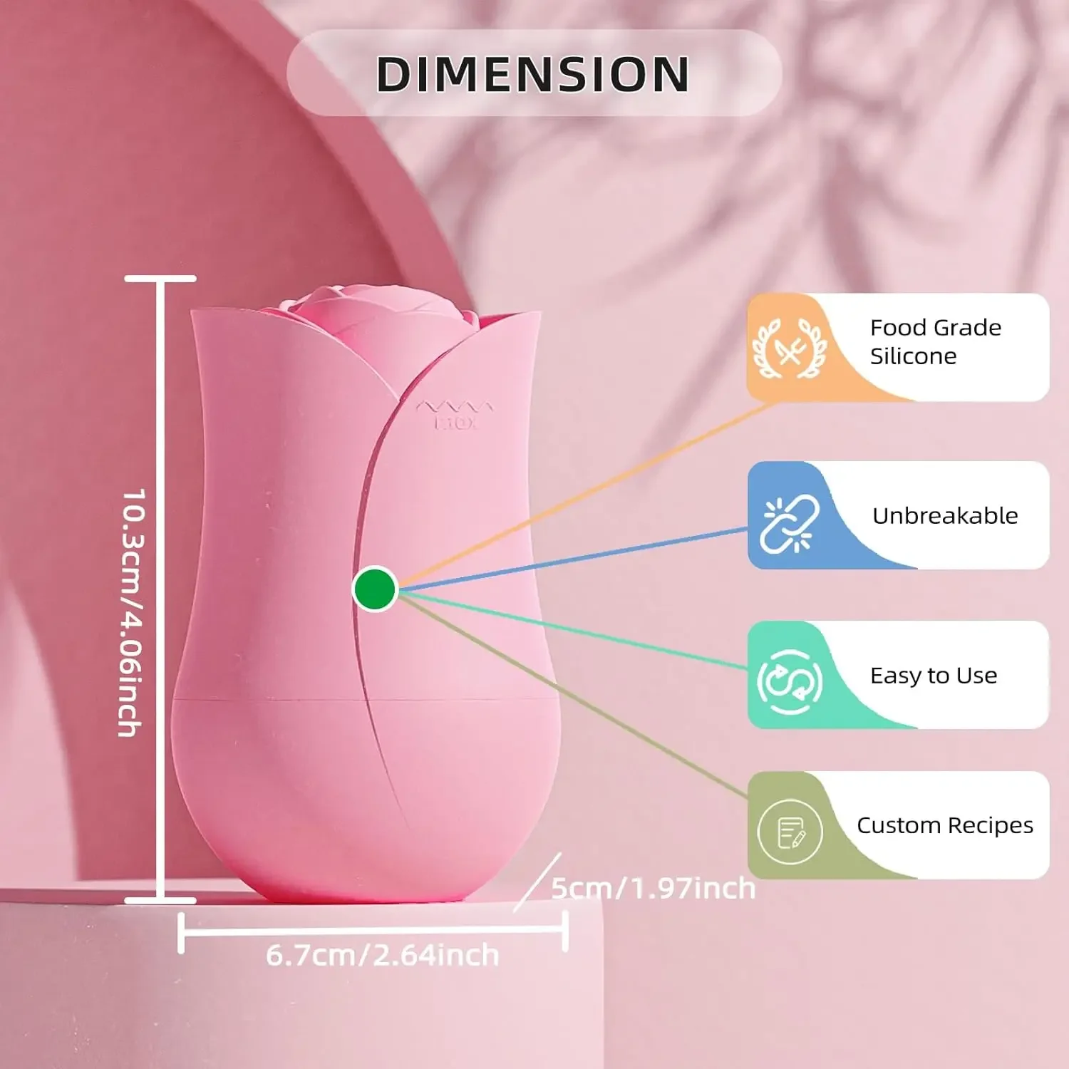 Eisroller für Gesicht und Augen, Eis-Gesichtsroller, Eisroller, Hautpflege-Werkzeuge für Frauen, Silikon-Eisform für Schönheit, Weihnachtsgeschenk
