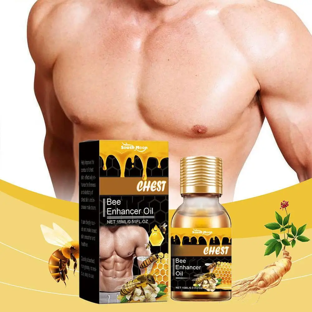 Male Chest Contouring Oil Bee Enhancer Oil 15ml