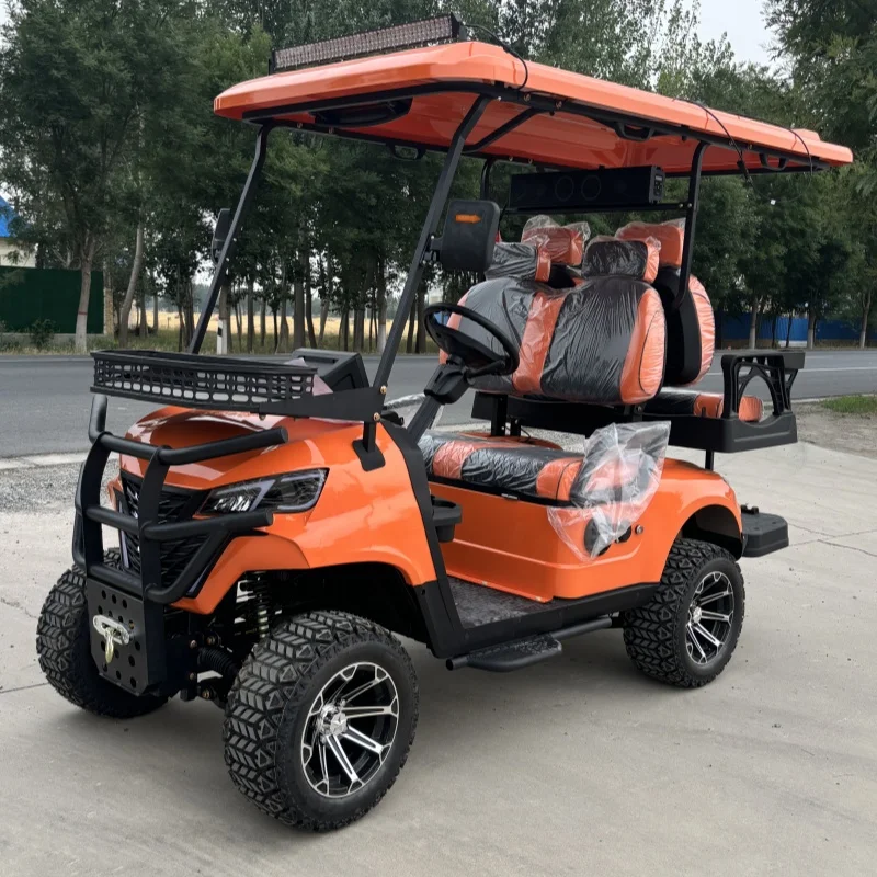 China Professional Design Golf Buggy 48/60/72V Electric  Golf Cart 2 4 6 8 Seats Cheap Electric Golf Ca