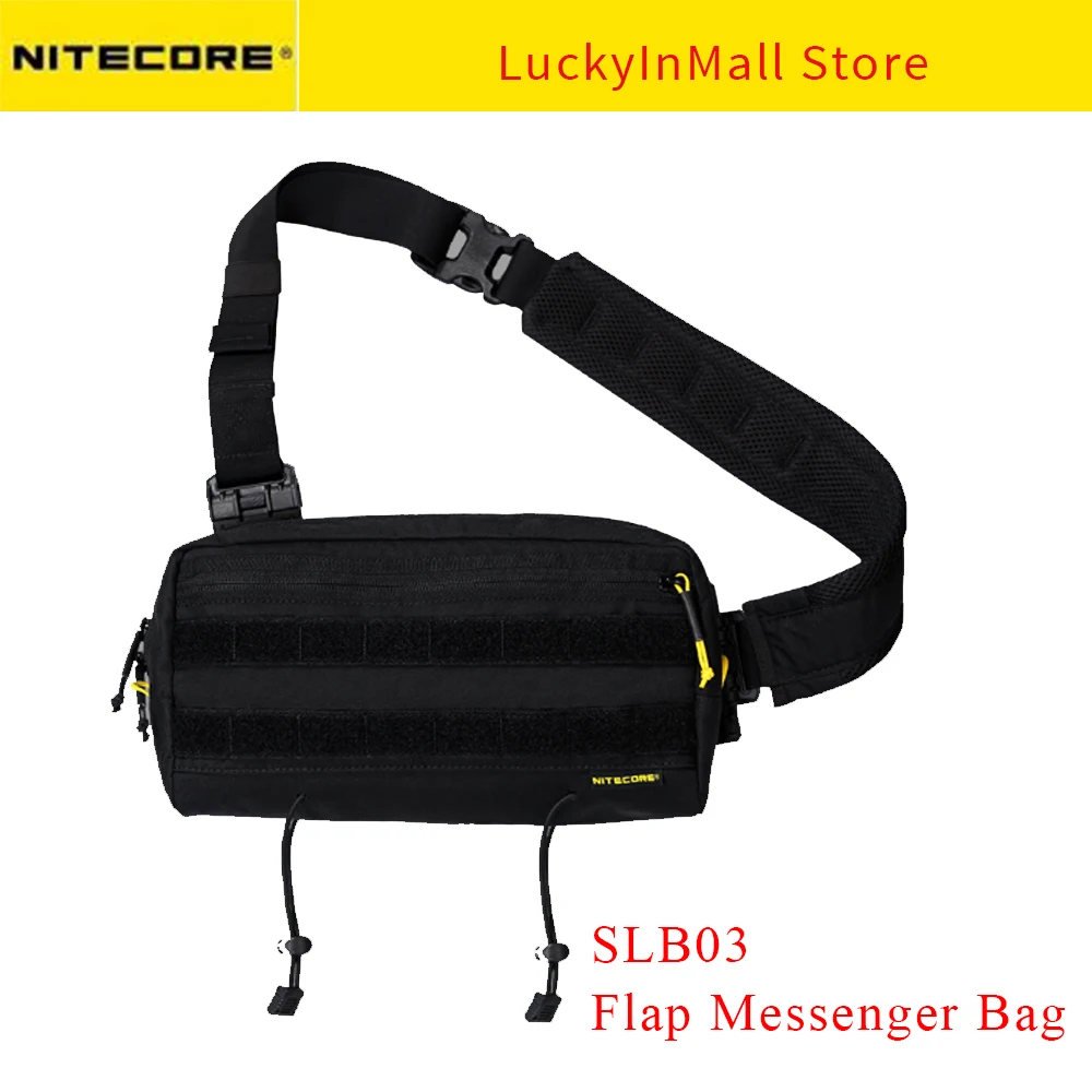 

Original Nitecore Slb03 Messenger Men Tactical Function 500d Nylon Casual Light Weight Sling Molle System Edc Waist