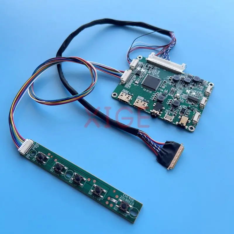 

LCD Screen Controller Driver Board Fit LP133WD1 LP133WD2 1600*900 13.3" DIY Kit Laptop Monitor Mini-HDMI LVDS 40-Pin Micro USB