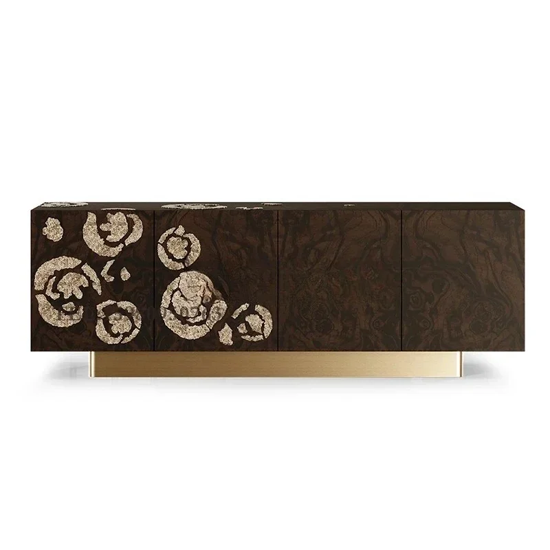 Italian light luxury dining side cabinet, TV cabinet, bedroom, homestay decoration cabinet