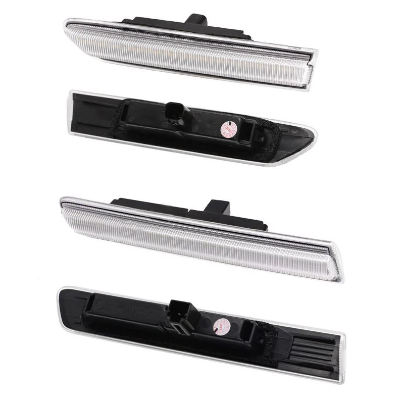 4個/セット クリアレンズ ホワイト フロント リア フルLED サイドマーカーライト フェンダー ターンシグナルランプ インジケーター アキュラTL 2004-2008年式対応