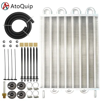 Engine Oil Cooler  Universal Aluminum Remote Auto-manual Rear-Differential Cooling System Car With Condenser4 Row 6 Row 8 Row