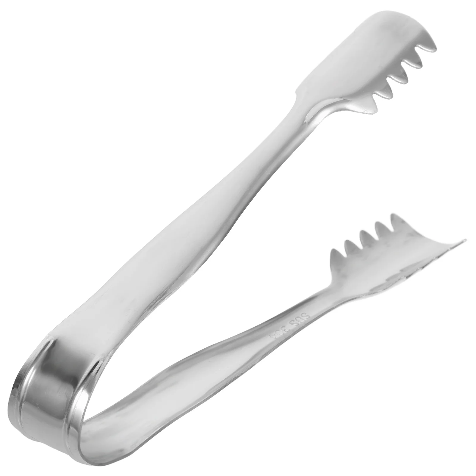 

Stainless Steel Ice Tongs Cube Gripper Multi-function BBQ Grill Toast Kitchen Bar Tool Party Accessories