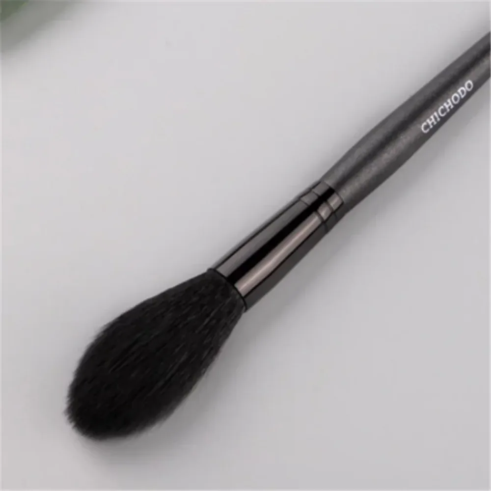 Professionele geitenhaar gezichtsmake-up markeerstift mengborstel lange steel blozen borstel concealer borstel schoonheid make-up tools