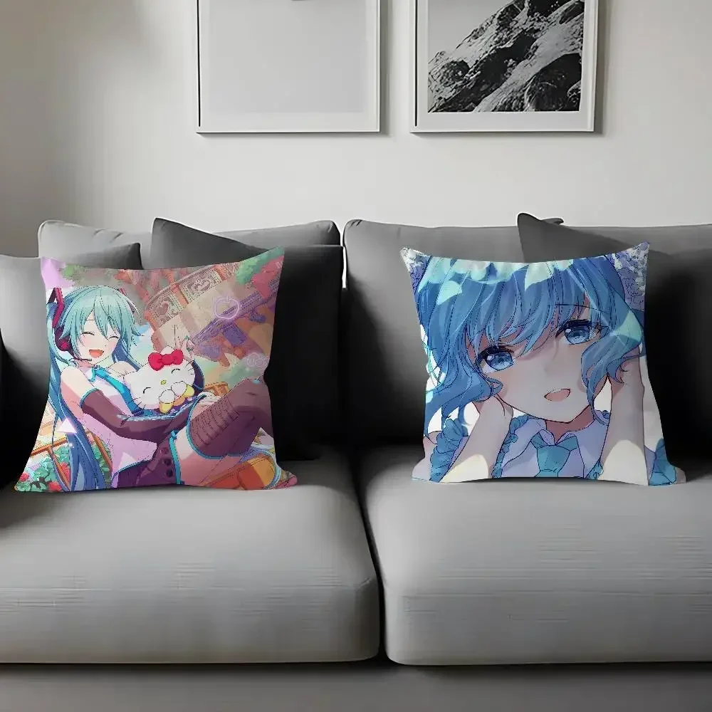 

Kawaii Hatsune Cushion Cover Decorative Pillow Sofa Home Decor case pillow cases