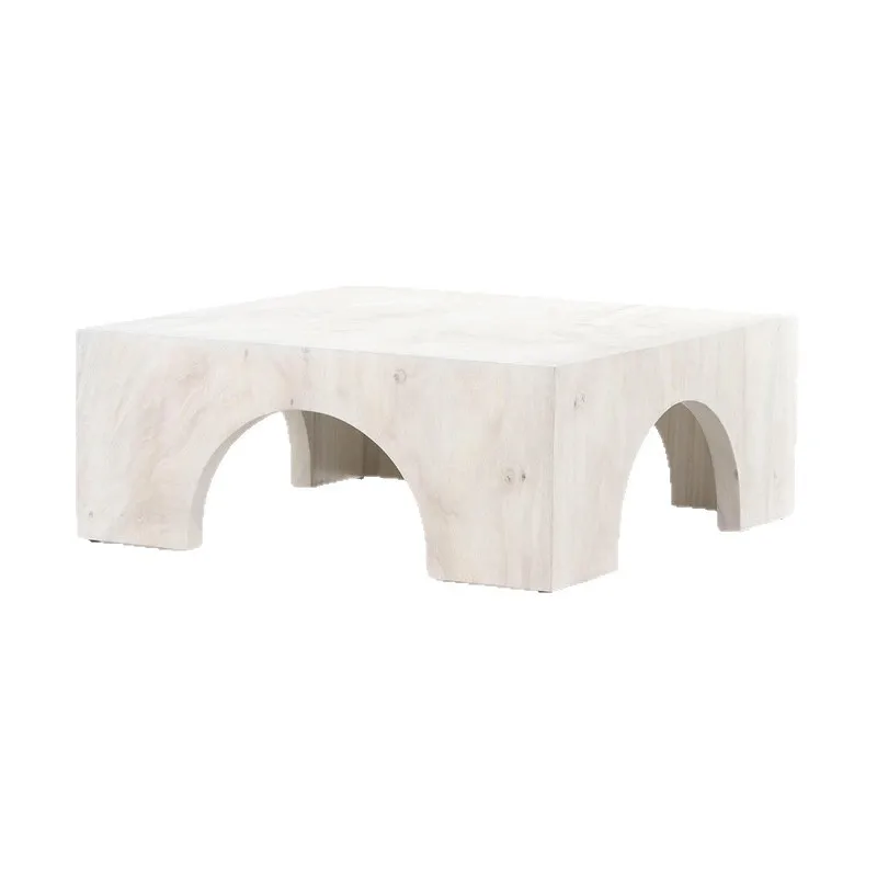 

RH Американский журнальный столик из цельного дерева, два цвета на выбор, новый дизайнерский дизайн, уникальный кофе