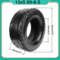 13x5.00-6.5 Tubeless Tire 13 Inch Motor Wheels for  FLJ K6 YUME X7 YUME X13 Electric Scooter E Kick Tyre 13*5.00-6.5 Vacuum