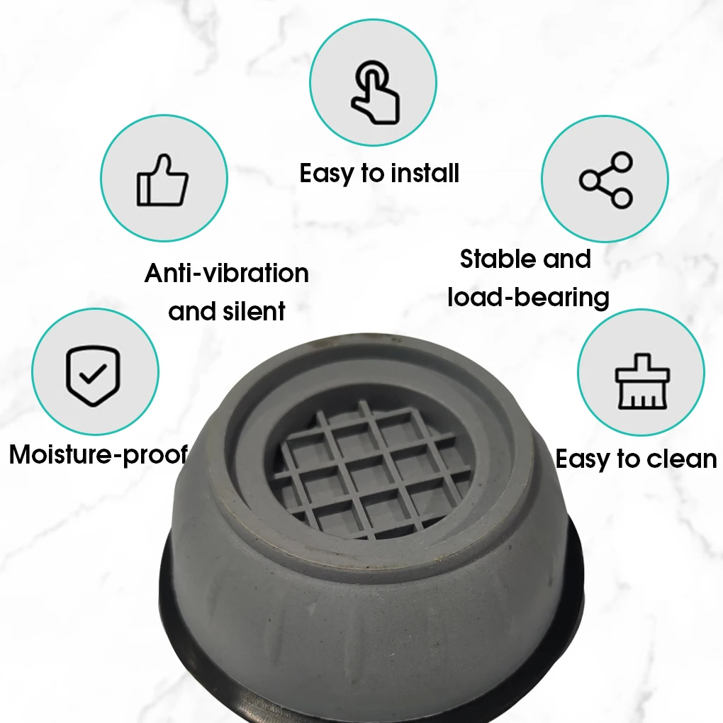 Washing Machine Feet Pad Anti-Skid Shockproof Mat Living Room Base