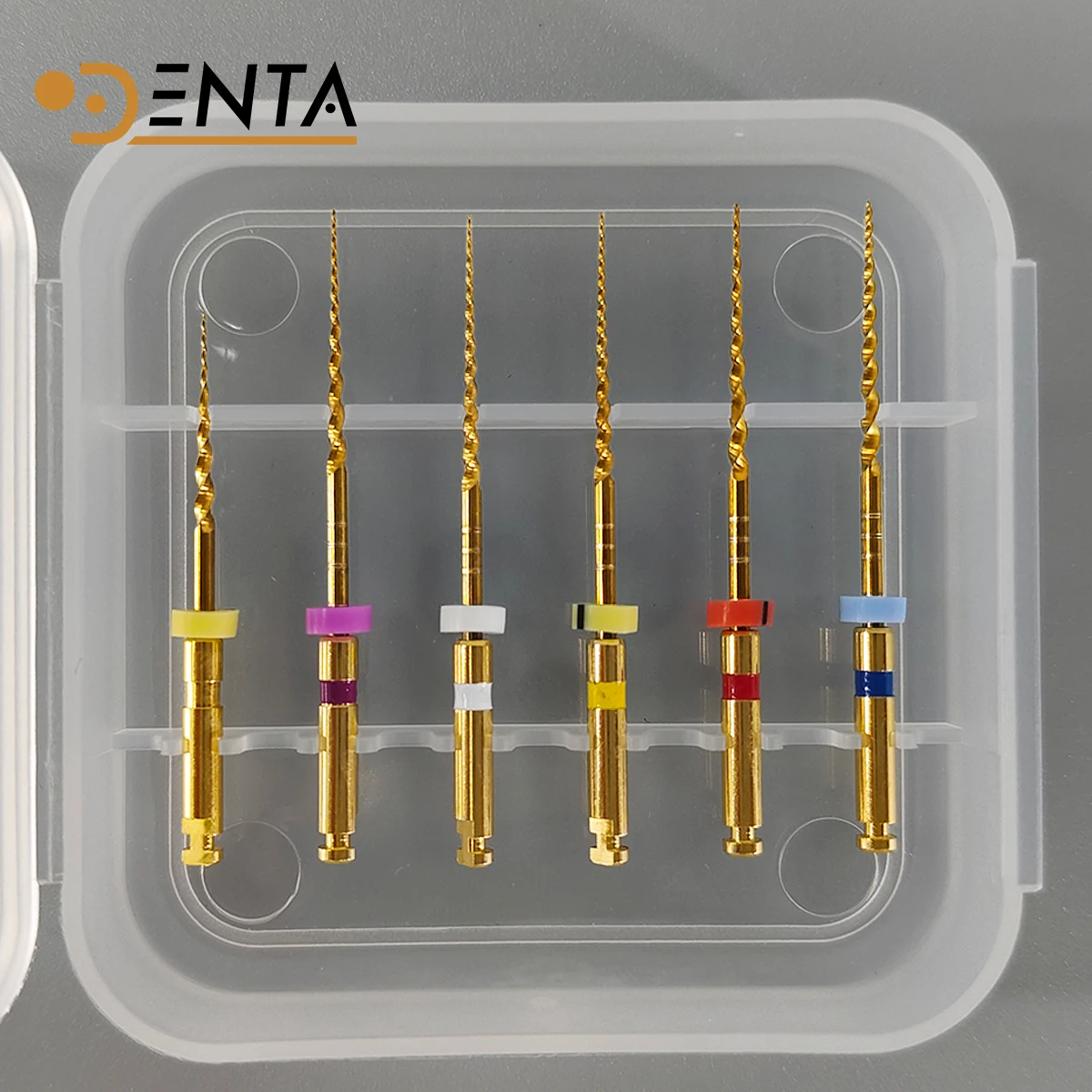 6 Stück/1 Box DENTA 25 mm SX-F3 gemischter Protaper Anti-Break SX-F3 gemischter Protaper Anti-Break-Rotationsfeilen Nickel Titan