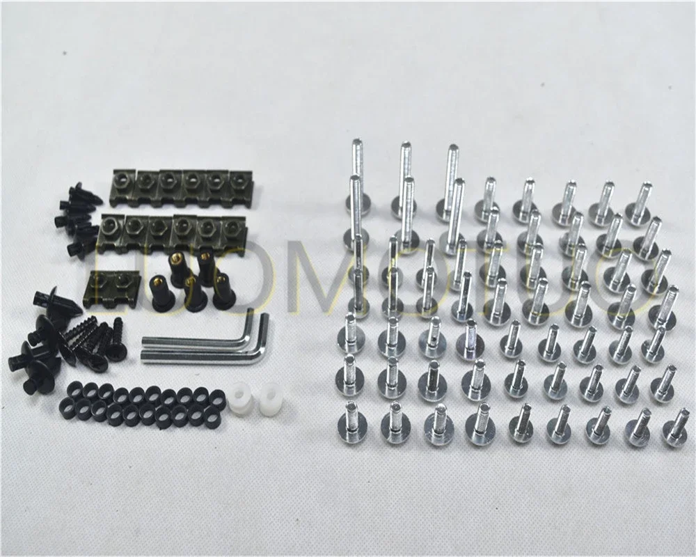 Motorcycle Complete Fairing Bolts Kit Bodywork Screws Fit For Suzuki GSX-R 600 / 750 K4 2004 2005