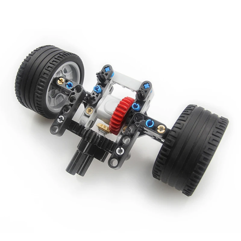 MOC 창의적인 전기차 프론트 브리지 블록 액세서리 클라이밍 카 모델 DIY 교육용 장난감 어린이 선물