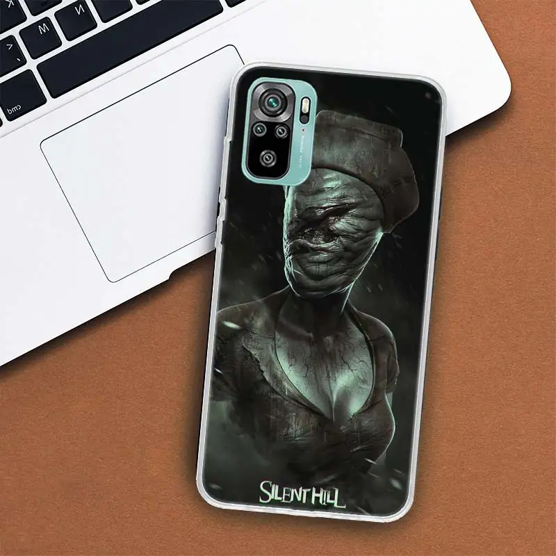 Games S-Silent Hill Phone Case For Xiaomi Redmi Note 11S 11T 11E 12S 12 Pro Plus 11 10S 10 9S 9T 9 8T 8 7 Coque Soft