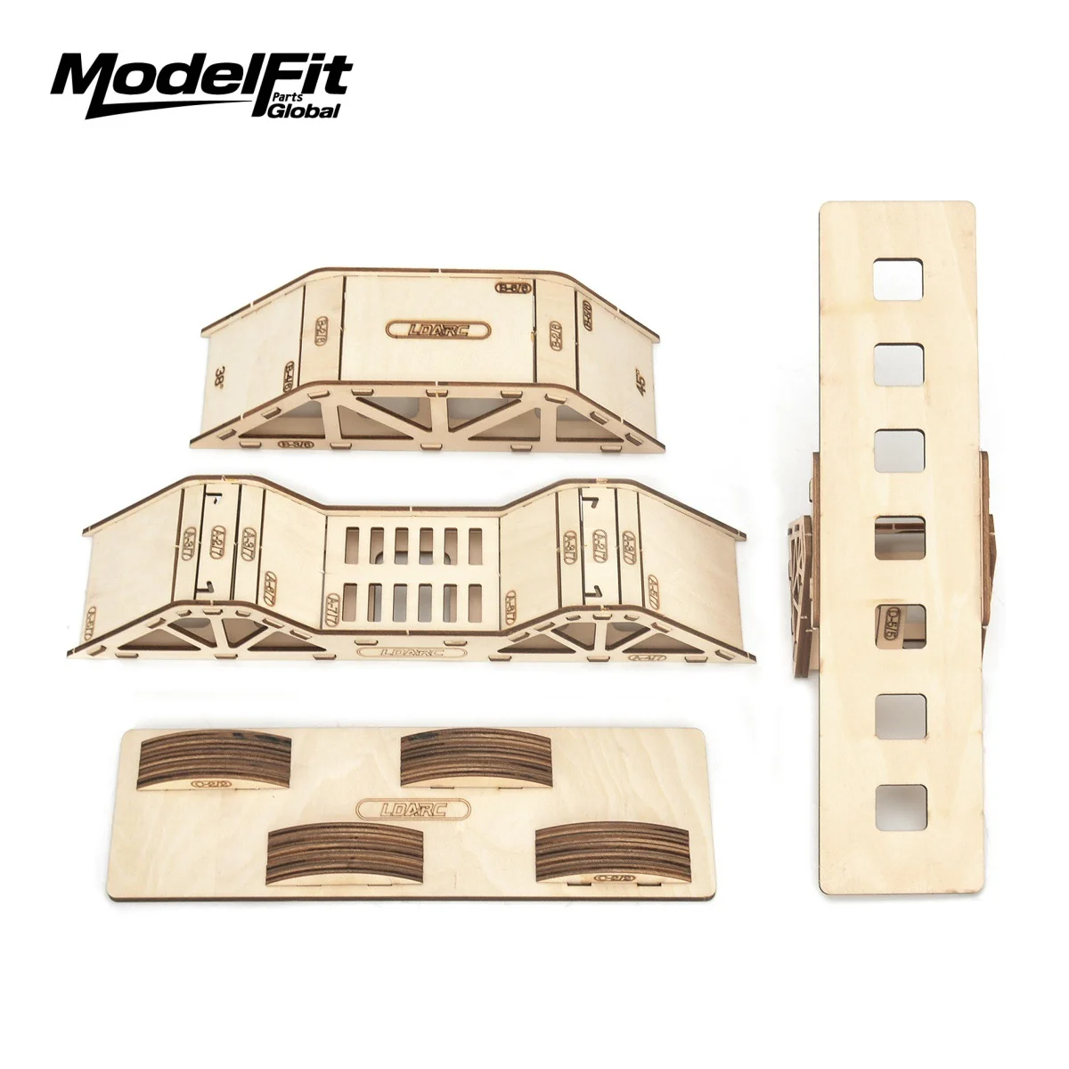 Desktop Simulation Off-Road Obstacle Course Mini Scene Platform DIY Layout Decorative Accessories for 1/43 RC Crawler Model Car