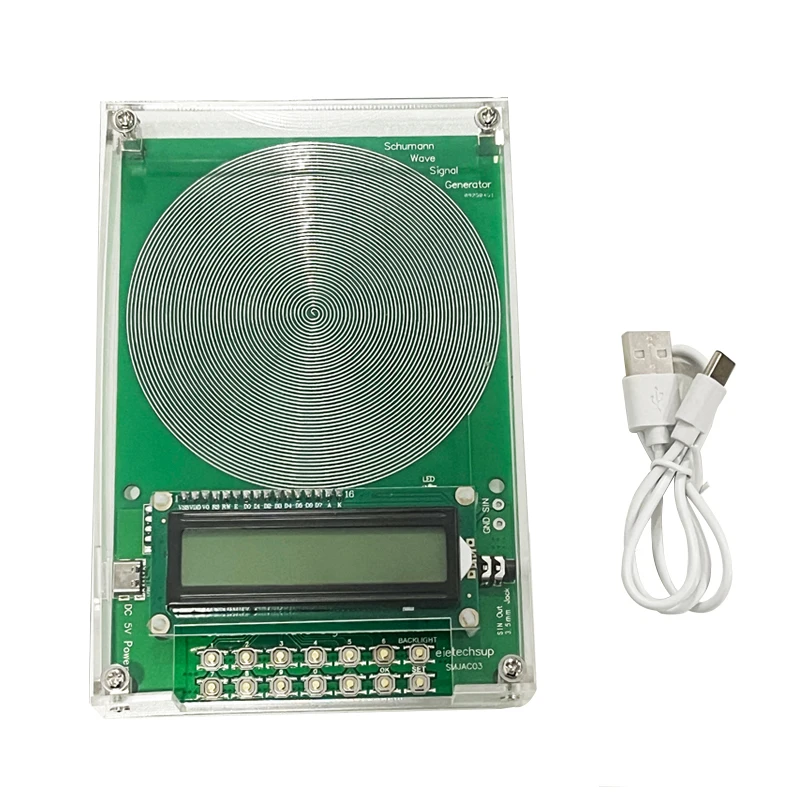 7.83Hz Schumann Waves Resonance Generator Ultralow Frequency Pulse Audio Resonator Type-C Interface 0.01Hz~100000Hz Adjustable