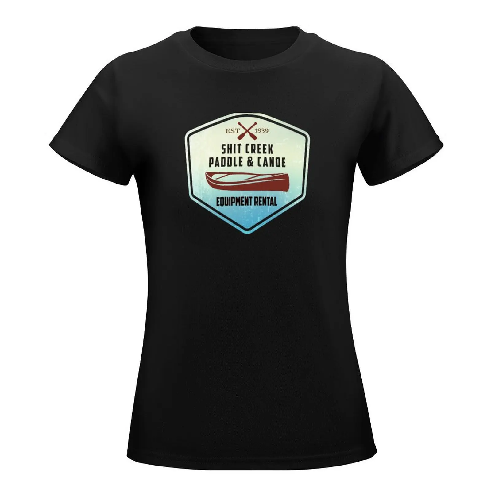 Paddle & Canoe Equipment Rental T-Shirt graphics vintage clothes Blouse graphic t-shirts for Women