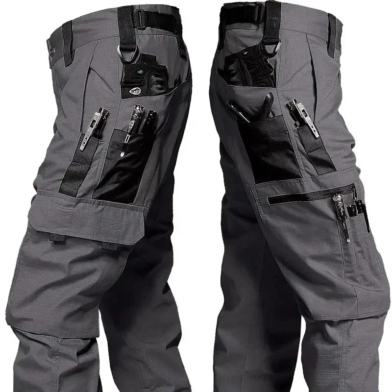 

Outdoor Work Tactical Pants Camouflage Cargo Trousers Waterproof Multi-pocket Wear-Resistant Outdoor Training Workwear Trousers