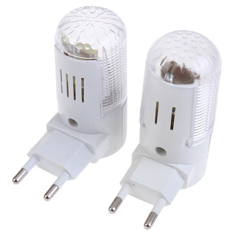 2 Pcs 3W 4 LEDs Night Light EU Plug Emergency Light Wall Lamp Home Bedroom Lighting