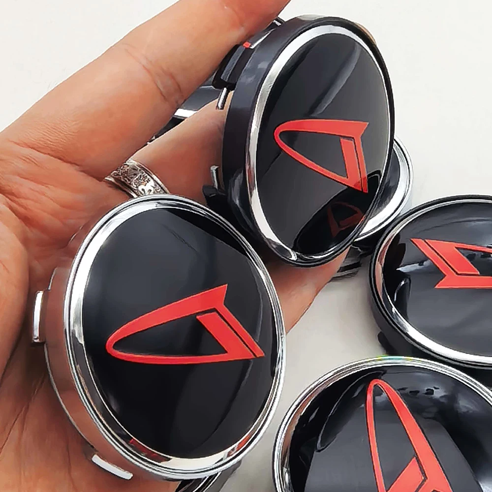 4 Stück 60mm Auto-Radnabenkappen Felgenabdeckungen für Daihatsu Terios Sirion Mira Zubehör – Detail 6