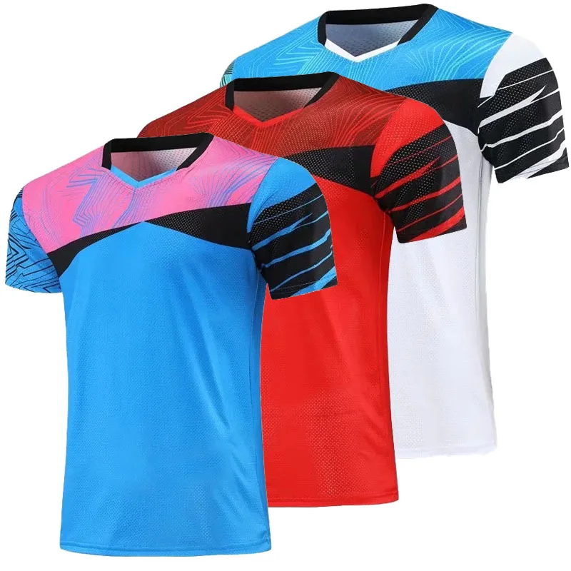 

High quality tennis jerseys Tee Shirt Tennis Women , Men Badminton T-shirt shorts set,Girls children T-Shirts Ping Pong clothes