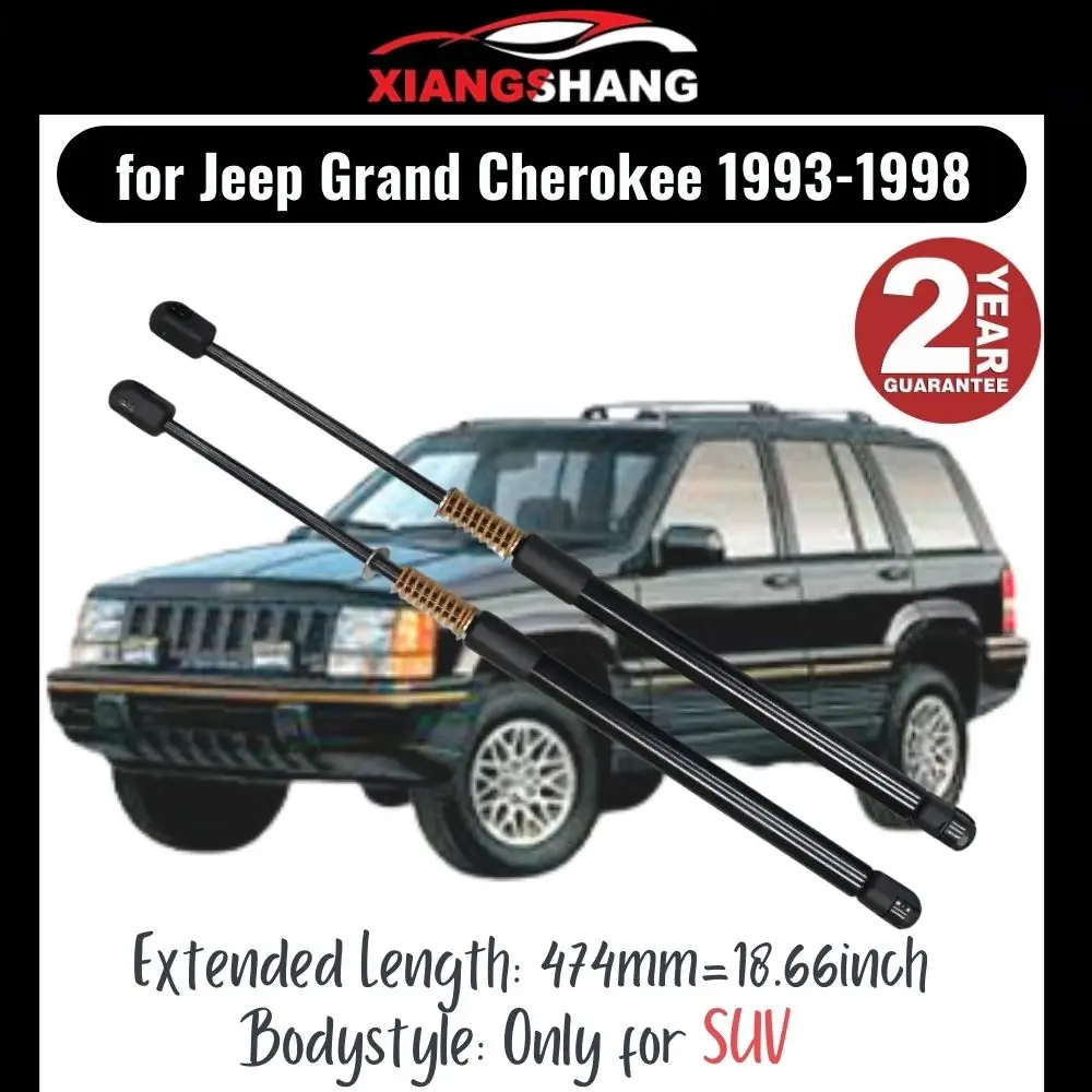 

2pcs Rear Tailgate Damper for Jeep Grand Cherokee (ZJ/ZG) 1993-1998 SUV Tailgate WITH SPRING Trunk Boot Gas Charged Gas Struts