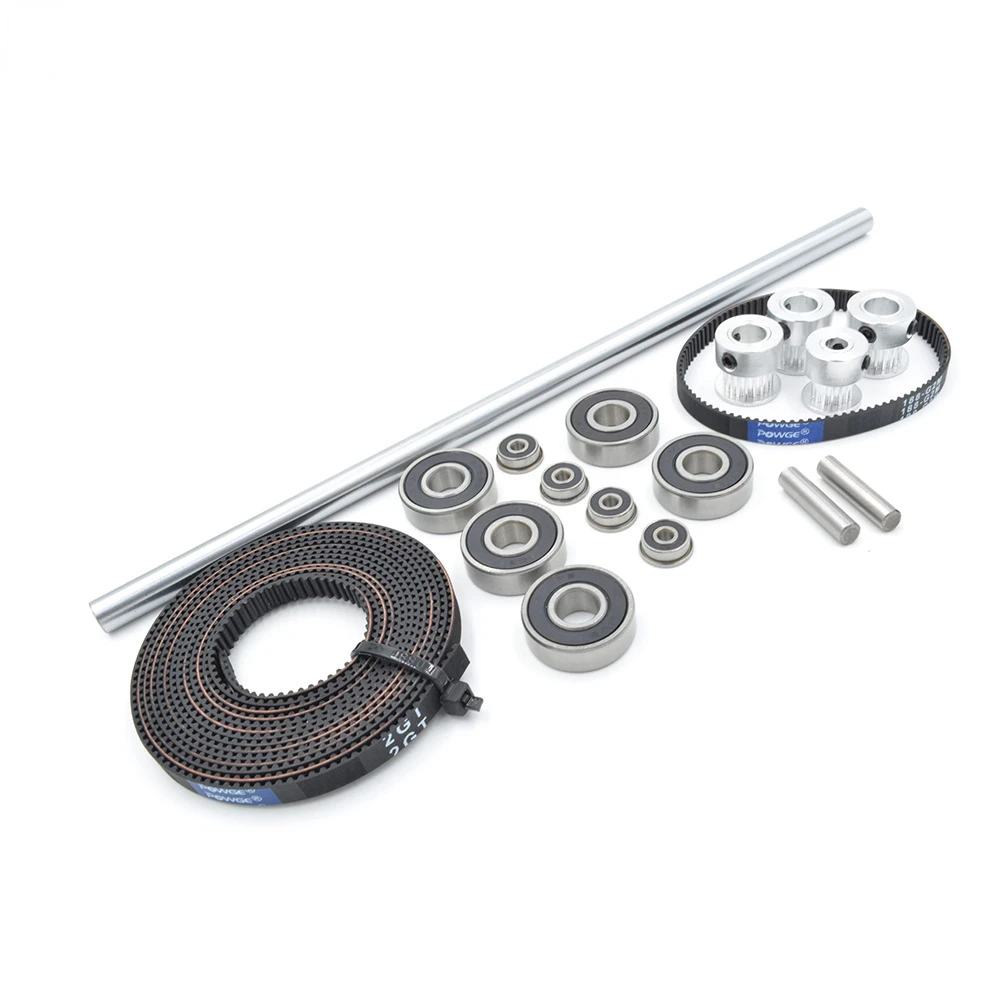 kevinakasam GT2 2GT Timing Belt Pulley Bearing Motion kit for Driven Z for Ender 3/Pro/V2 and CR10 i3 Creality 3D printer