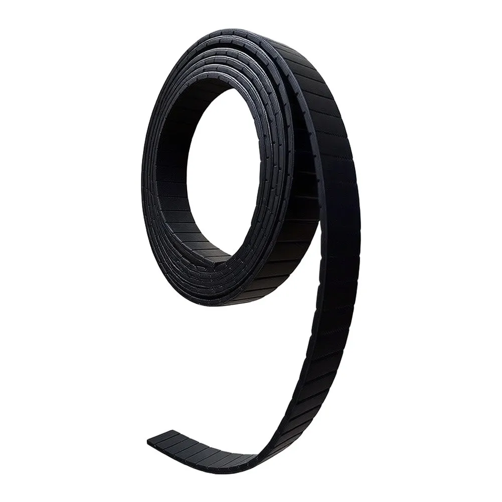PU Flat Drive Belt with Steel Cord Core for Fitness Equipment 3mm Thick 1 Meter Long Replacement for Linear Motion Drive Systems