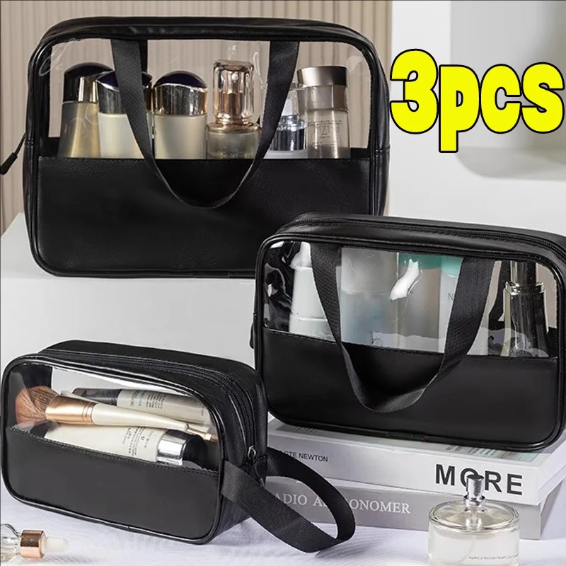 

Women's Waterproof Cosmetic Bag Portable Portable Cosmetic Storage Bag Large Capacity Transparent Wash Bags Travel Storage Bag