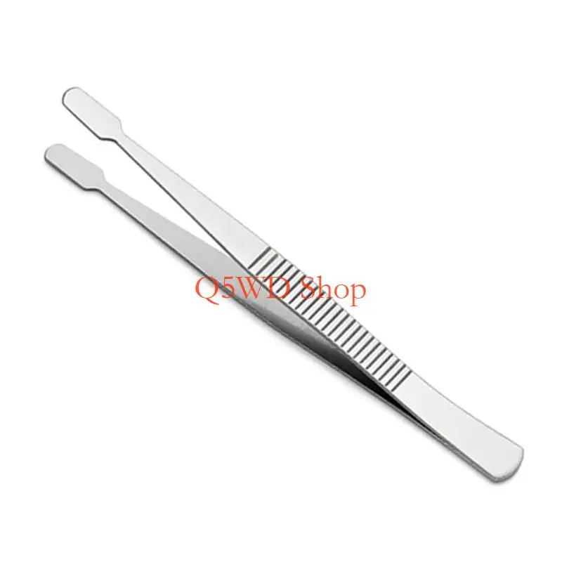 

Q5WD Tweezers Set Stainless Steel Diamond Curved Tip Tweezers for Stone Picking