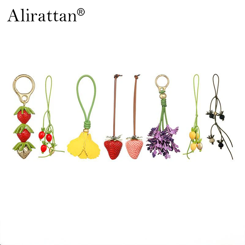 2026 New Luggage Accessories Suitable for Straw Woven Bags Versatile High-Quality Simulated Resin Pendants