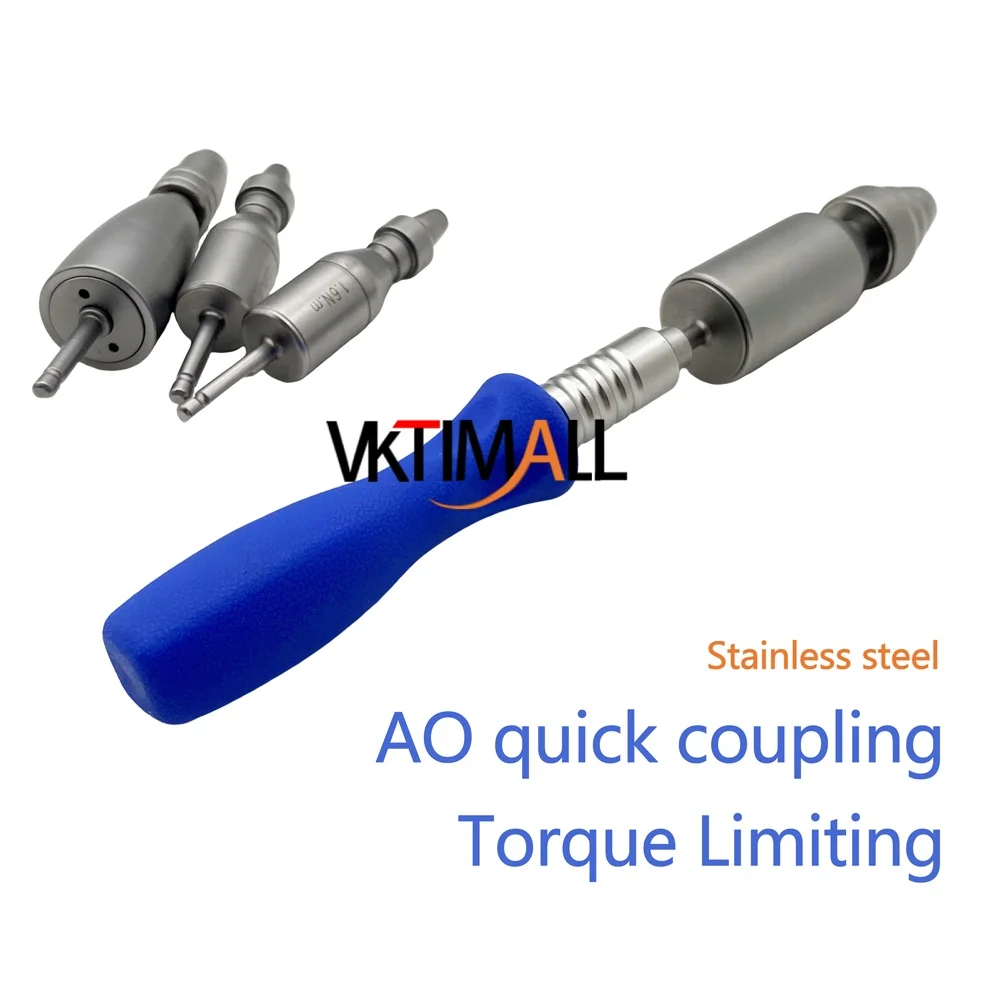 Orthopedic Torque Adapter with Torque Limiter Handle Steel Manual for Small Fragment Locking Instrument Set