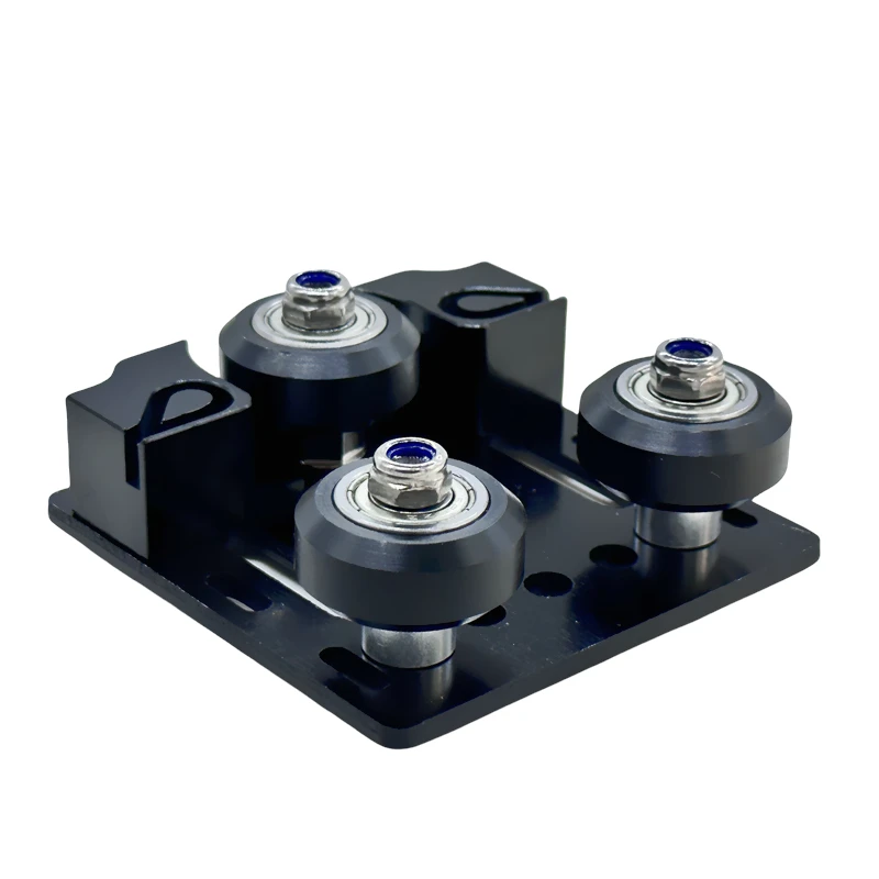 V Gantry Plate V-Slot X-axis Slider Aluminum Plate with Timing Belt Buckle 2020 V Profile Board for Tronxy X3 Tevo Tarantula PRO