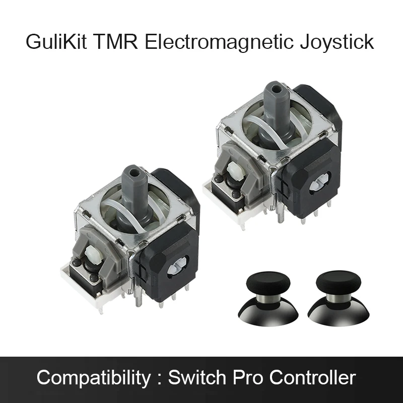 GuliKit TMR ジョイスティック スティックキャップ付き PS4 PS5/PS5