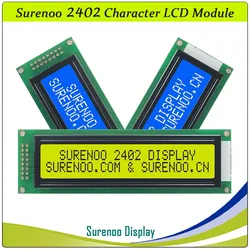 Surenoo 242 24X2 2402 Character LCD Module Display Screen LCM Blue Yellow Green with LED Backlight