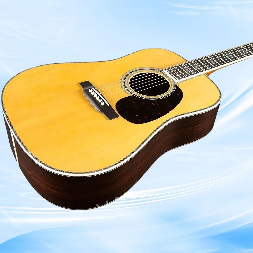 

Стандартная акустическая гитара Dreadnought D45, состаренный тонер 2025г