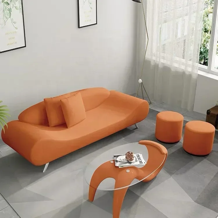 l Bedroom small sofa simple modern small living room beauty salon apartment home personality creative sofa