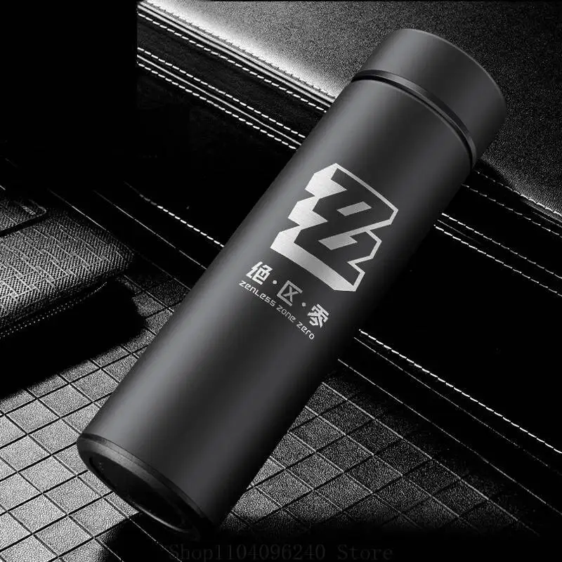 

Anime GAME Zenless Zone Zero Cosplay Straw Double Drinking Cap Vacuum Anime Intelligence Stainless Steel Water Cup