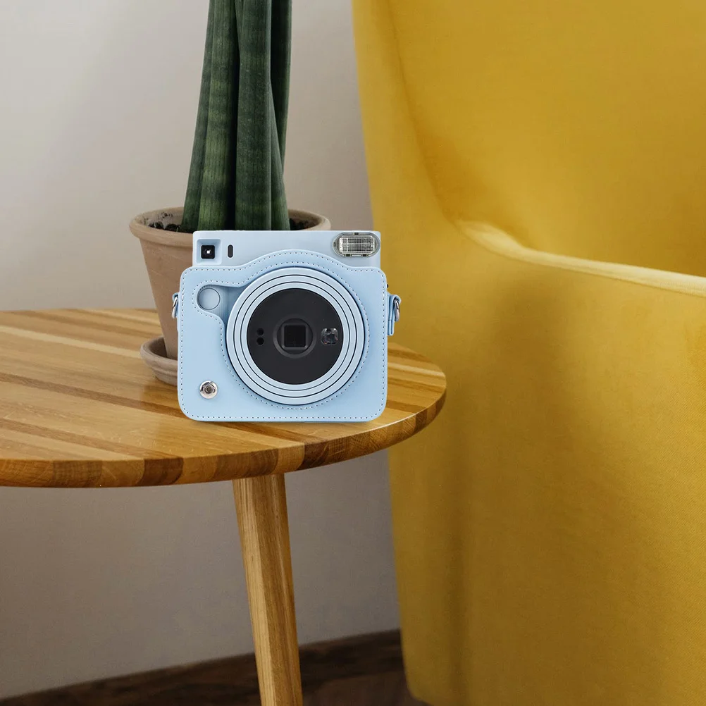 حقيبة كاميرا مع حزام قابل للتعديل للغطاء الواقي المربع من البولي يوريثان بتصميم بسيط وأنيق وحقيبة محمولة باليد #3