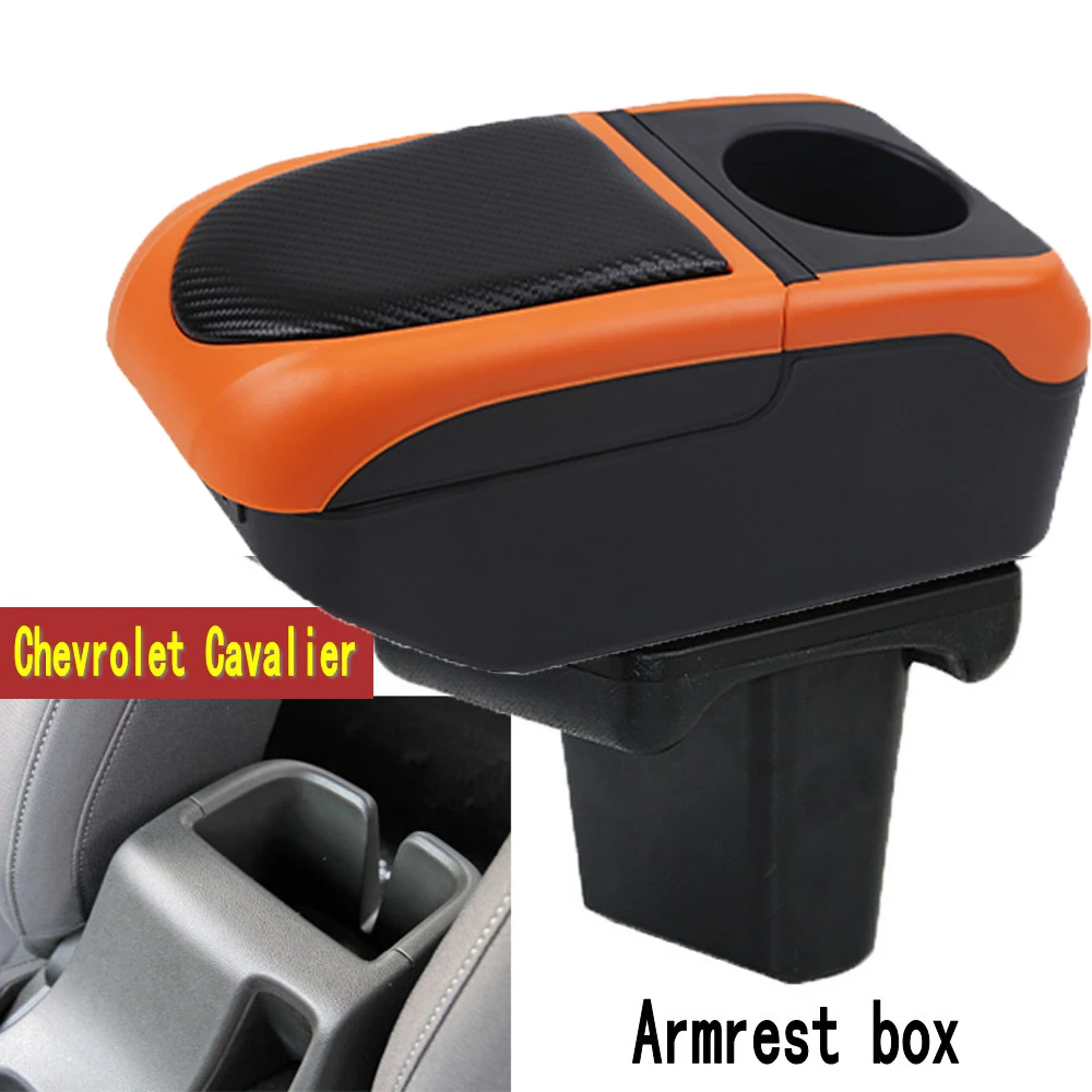 

For Chevrolet Cavalier Armrest Box Arm Elbow Rest Center Console Storage Case with Cup Holder USB Port