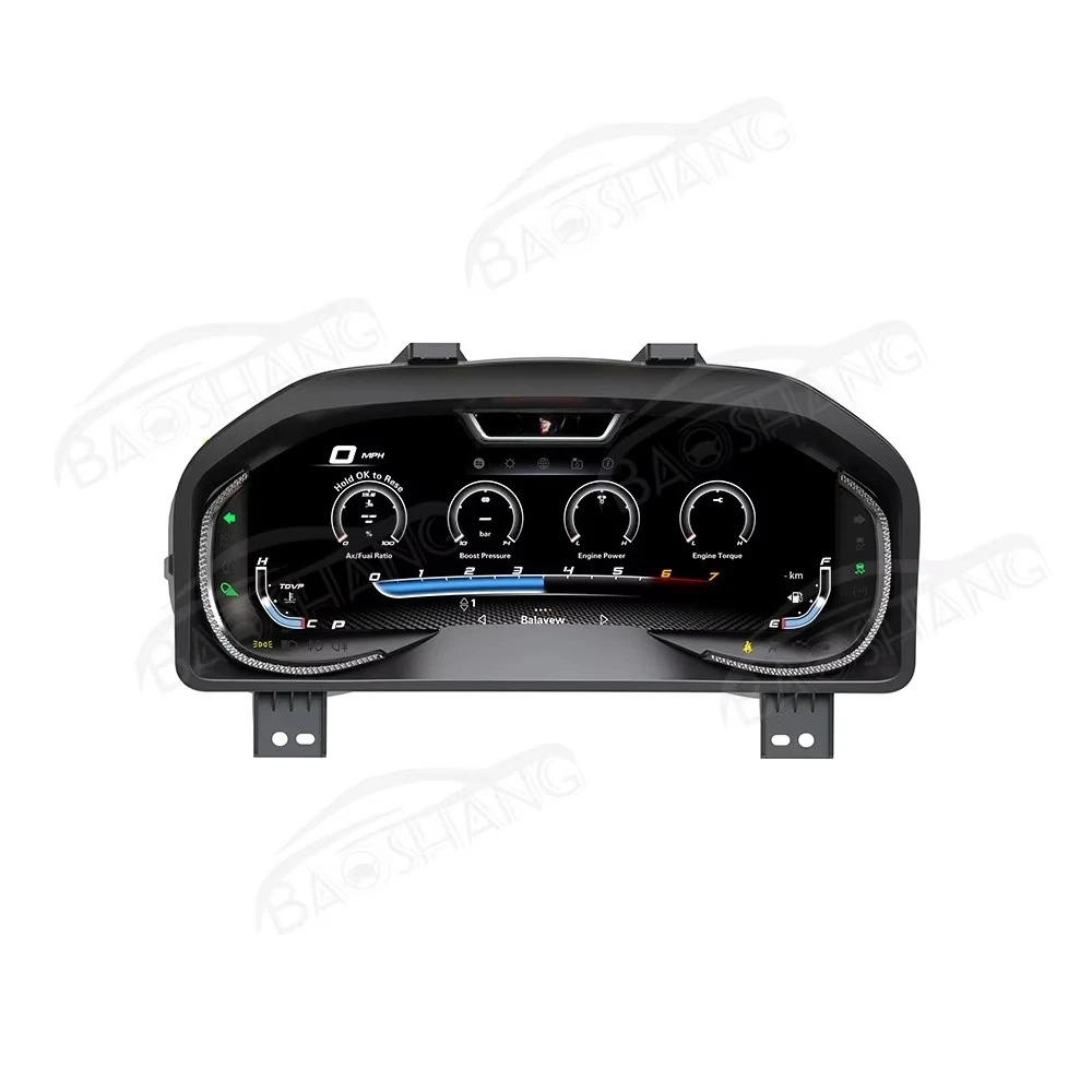 Panel Instrumen Digital 12.3 Inci untuk Ram 2013-2018 GPS Navi LCD Dashboard Mobil Speedometer LCD Pemutar Multimedia