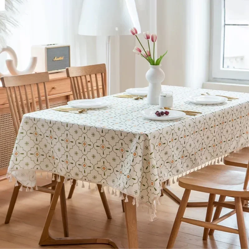 

Женская скатерть, водонепроницаемая круглая скатерть, новинка 09