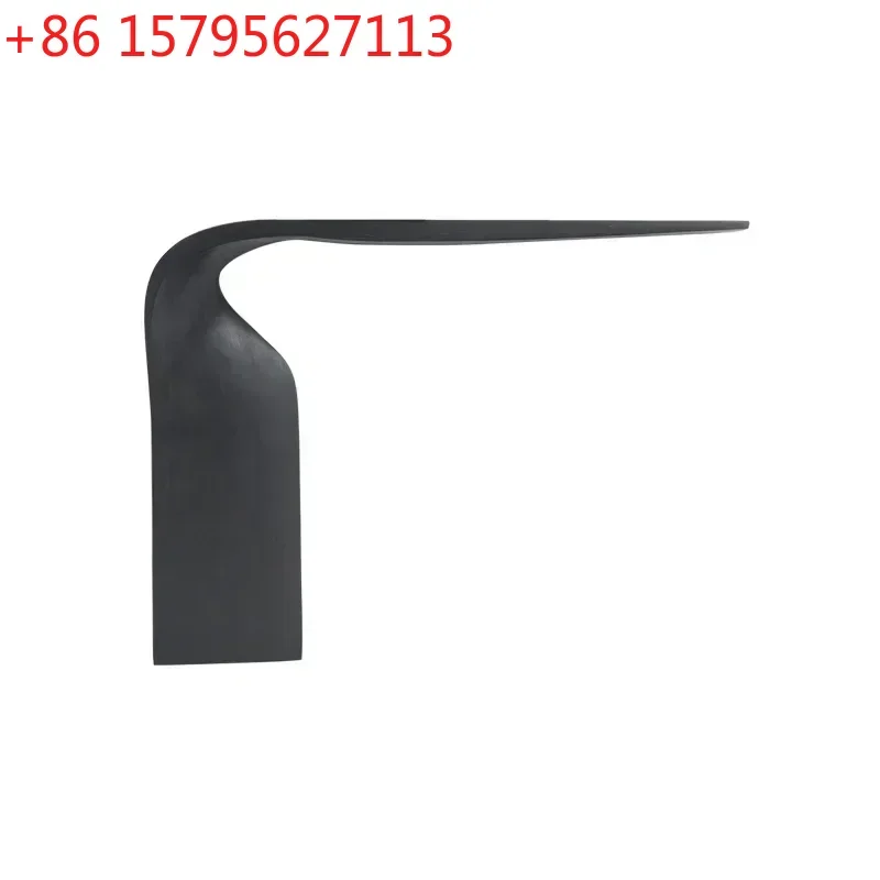 

Decorative Table Silent Wind Shaped Solid Wood a Long Narrow Table Extremely Narrow Wall Storage Rack