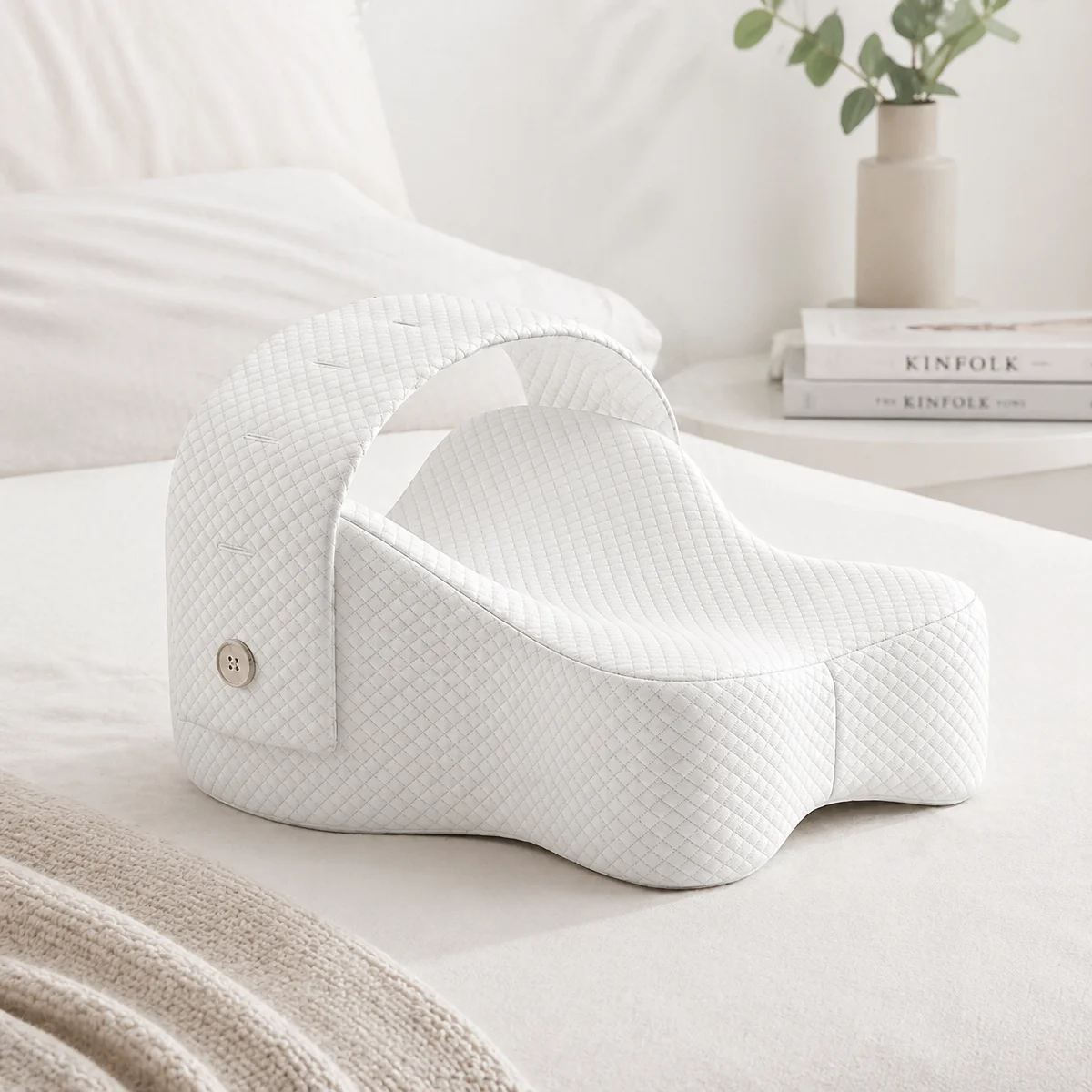 Memory Foam Leg Pillow for Side Sleeping Between Knees,for Hip,Back,Joints,Sciatica Pain Relief Pillows,Spinal Alignment Support