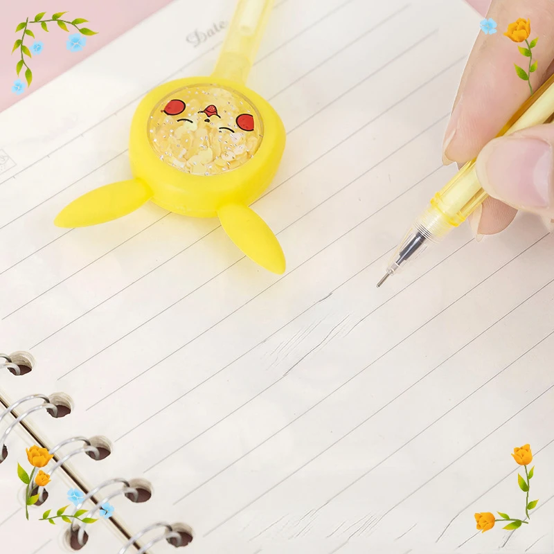 Wholesale Butterfly Sequined Gel Pens Girl Heart Cute Rabbit Deer Sequined Pen Office Accessories