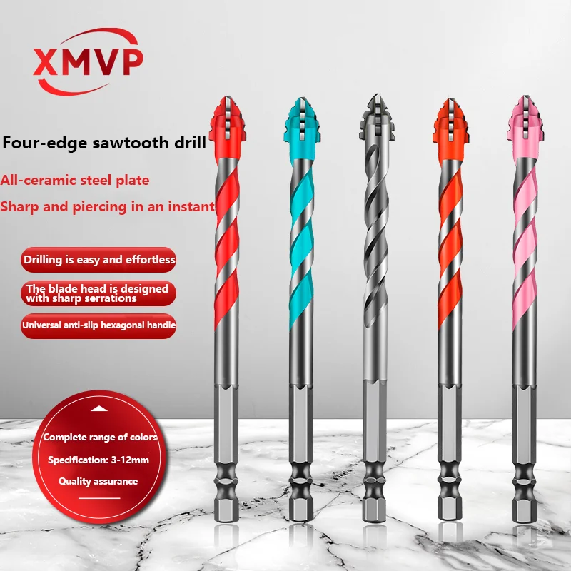 

Четырехгранное пилкообразное сверло для сверления плитки, эксцентриковое сверло, ручная электрическая дрель для плитки, специальный инструмент для сверления