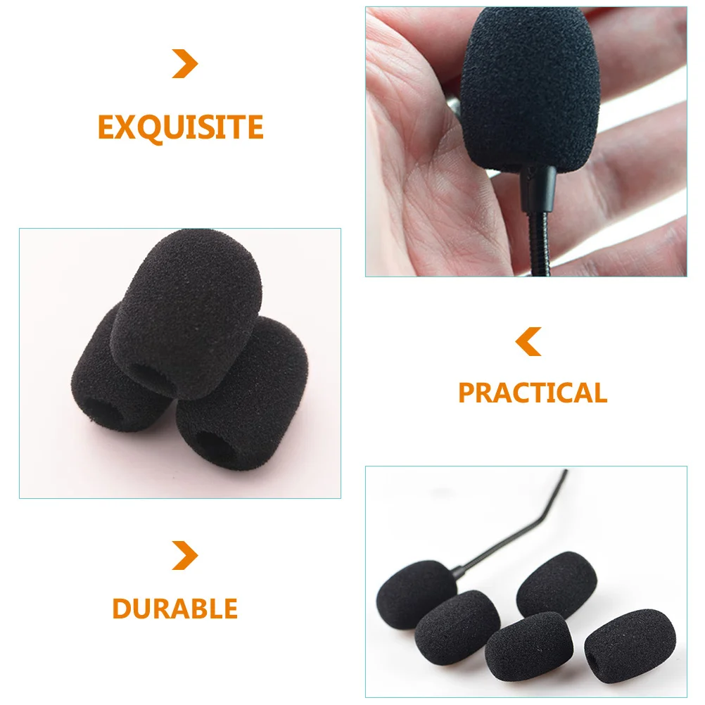 

40Pcs Microphone Windscreen Sponge Covers for Lapel Mic Superior Craftsmanship Noise Reduction Protection Long-Lasting Mic