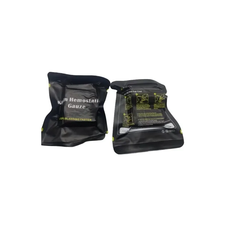 전술 응급 처치 붕대 야외 캠핑 카올린 지혈 거즈 부직포 키토산 거즈 시트