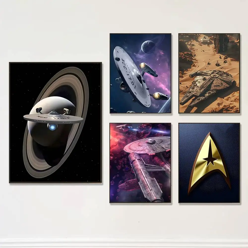 

Star T-Trek tv Poster Prints Wall Art Picture Painting Gift Living Room Restaurant Bar Large Dec Sticker